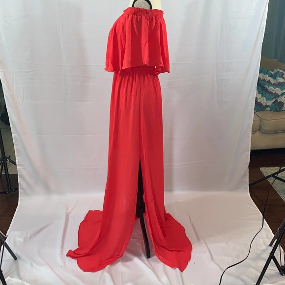 NWT Show Me Your Mumu Hacienda Red Maxi Dress - Picture 9 of 12